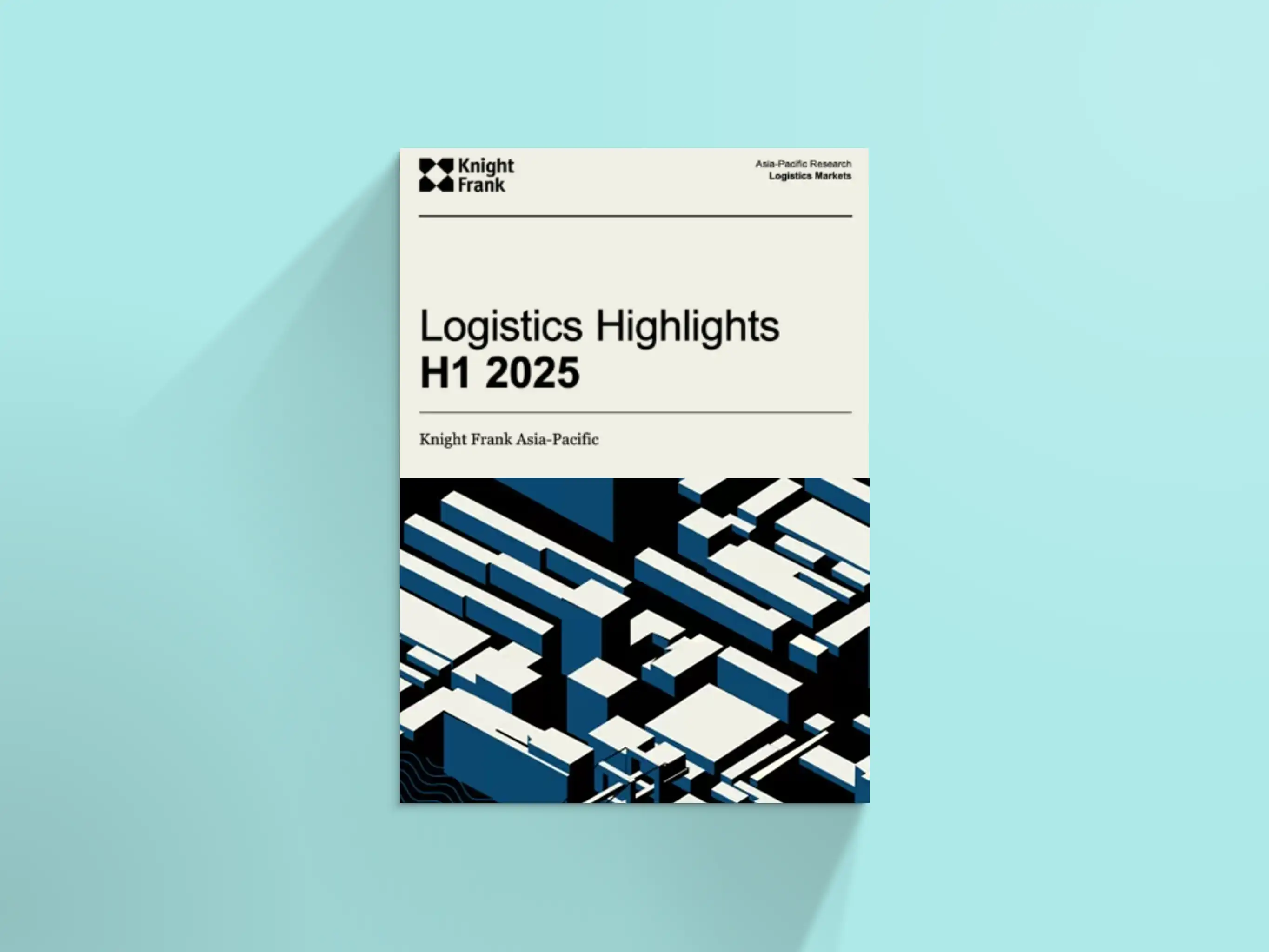 Asia Pacific Logistics report cover. 