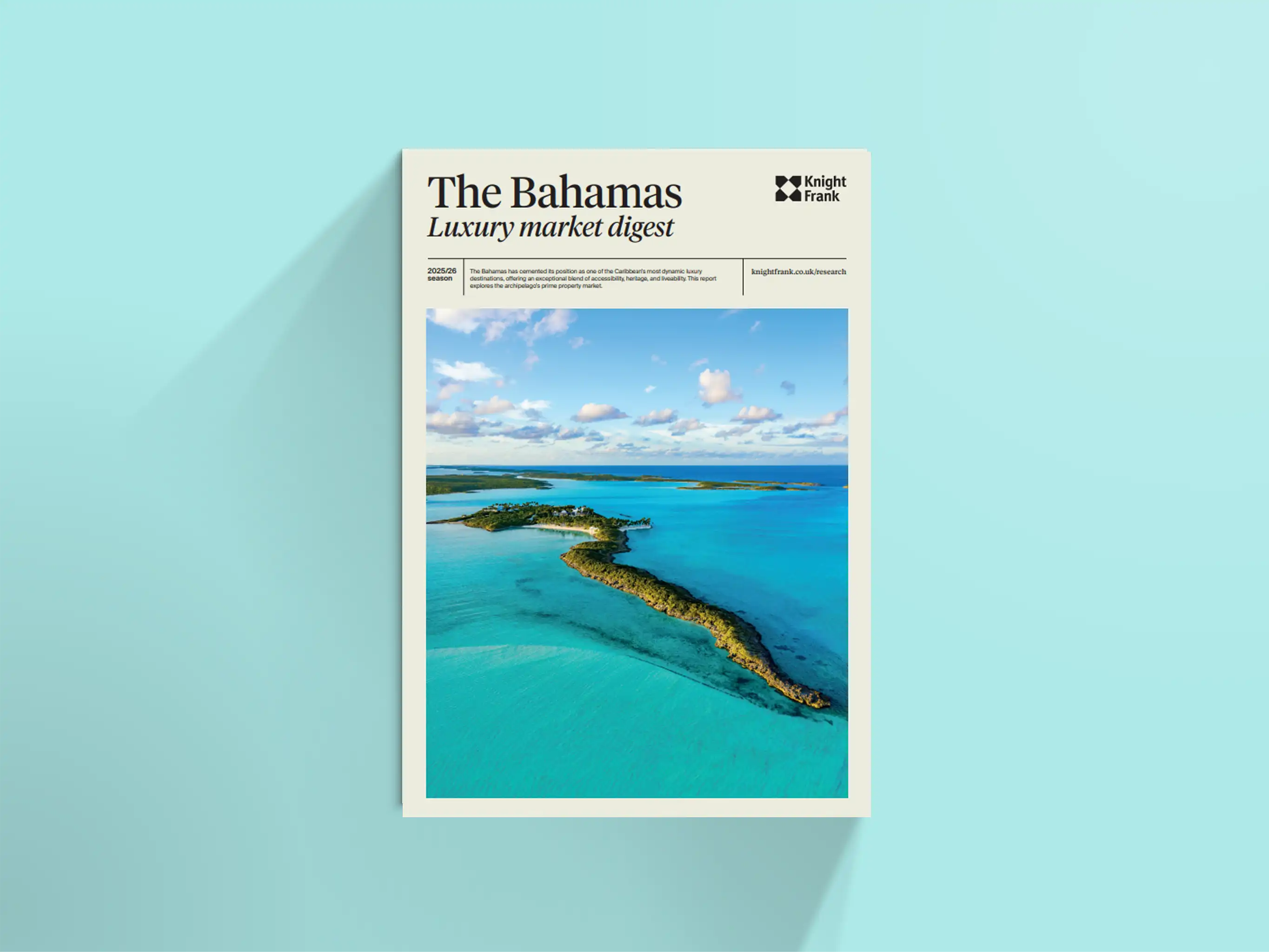 The Bahamas Luxury Market Digest cover. 
